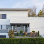 Modernes Haus für das ein Privatkredit nötig ist